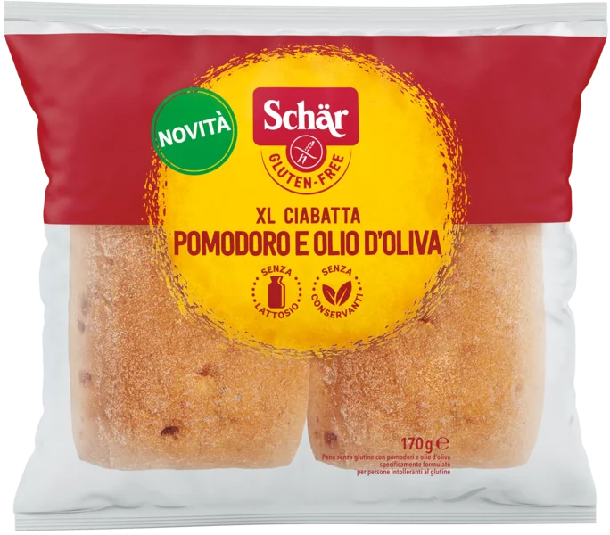 Schär Ciabatta XL Tomato Olive 170g gluten free