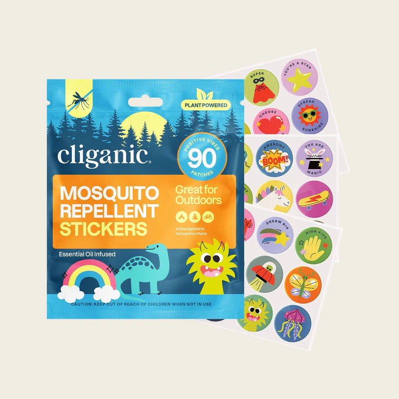 Cliganic Repellent Patches Kids Positive Vibes 90 Patches