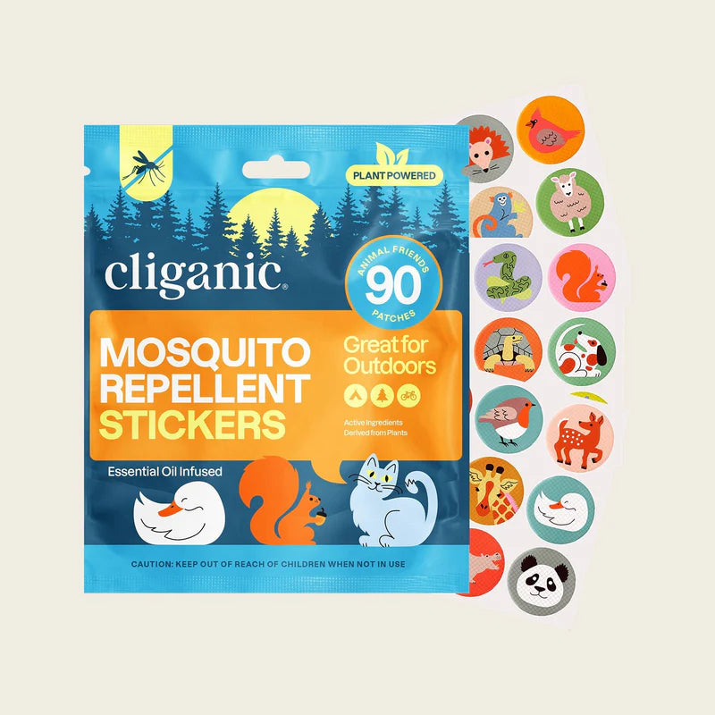 Cliganic Repellent Patches Kids Animals 90 Patches