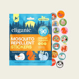 Cliganic Repellent Patches Kids Animals 90 Patches