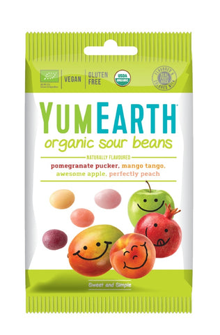 Yum Earth Organic Sour Beans 50g