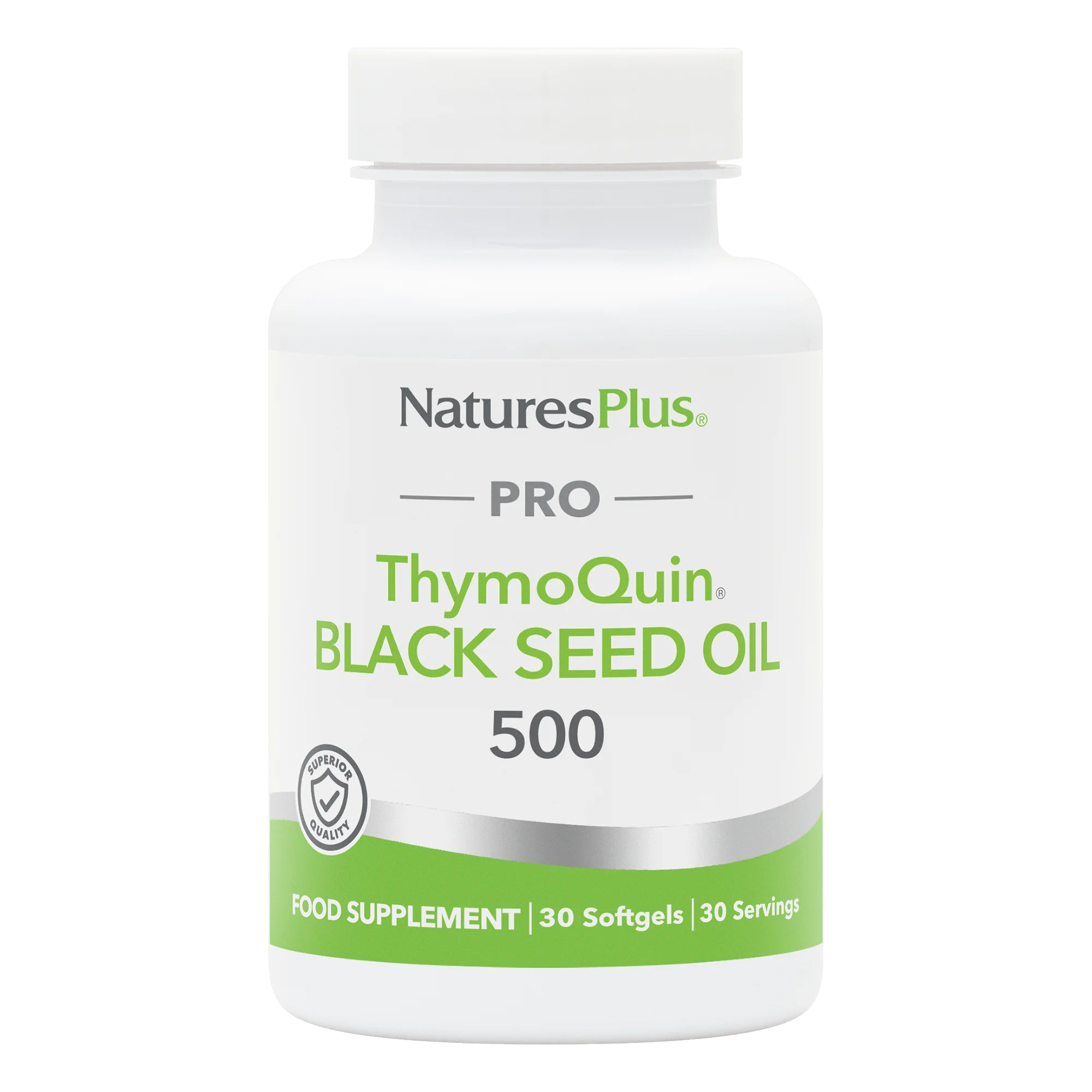 Natures Plus Pro ThymoQuin Black Seed Oil 500mg 30 Softgels