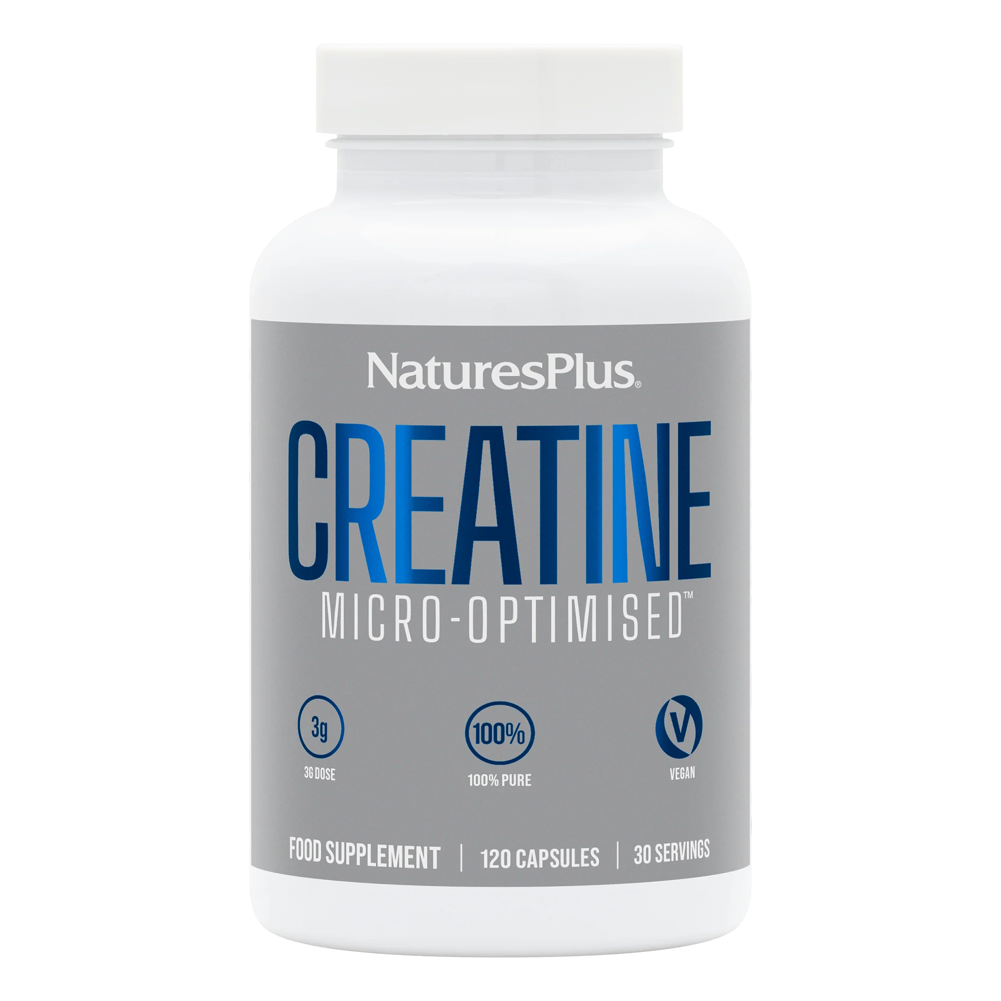 Natures Plus Creatine Micro-Optimised 120 Capsules