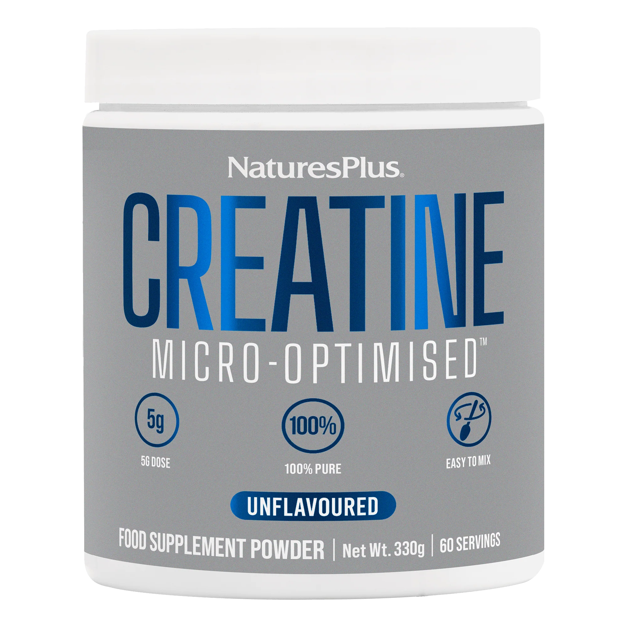 Natures Plus Creatine Micro-Optimised Powder 330g