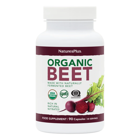 Natures Plus Organic Beetroot Capsules 90Capsules