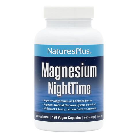 Natures Plus KalmAssure Magnesium Night Time 120 Caps