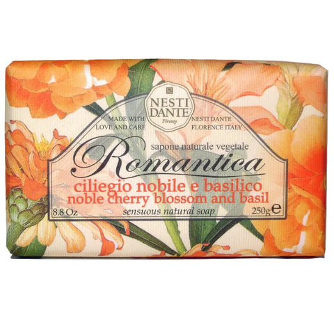 Nesti Dante Romantica Cherry Blossom & Basil Soap 250g