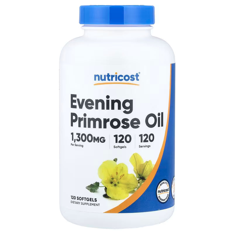 Nutricost Evening Primrose Oil 1300mg 120Softgels