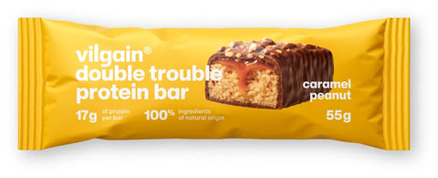 Vilgain Double Trouble Protein Bar Salted Caramel Peanut 55g