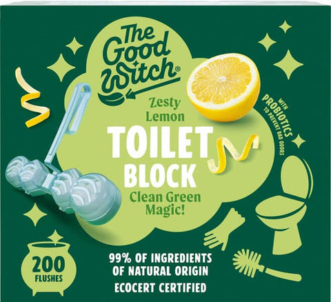 The Good Witch Toilet-Block Zesty Lemon 200 Flushes
