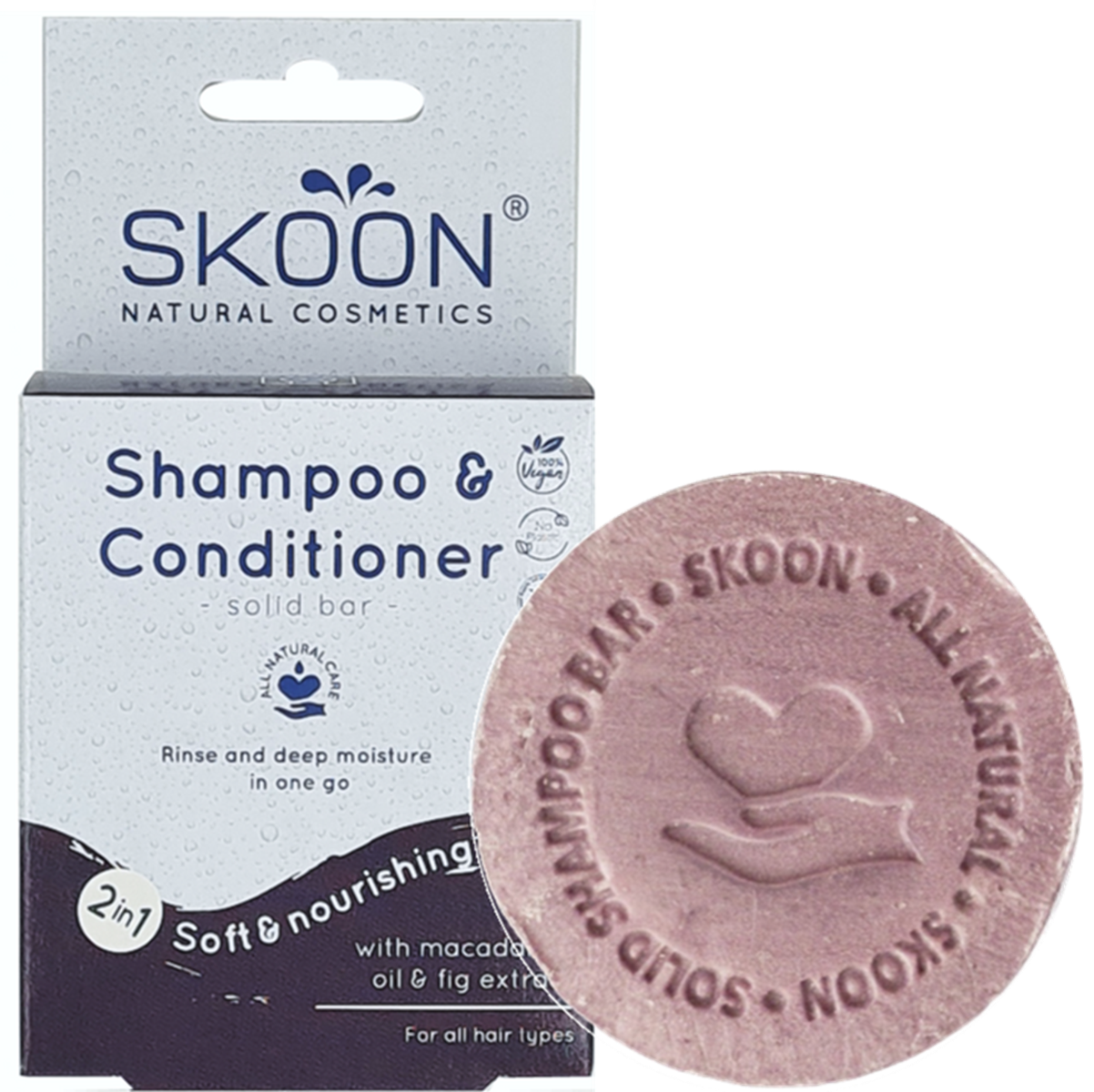 Skoon Shampoo & Conditioner Bar - 2 in 1 90g