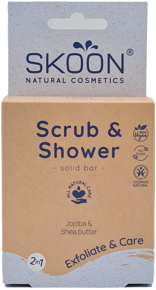 Skoon Scrub & Shower Bar - 2 in 1 90g