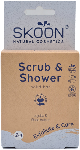 Skoon Scrub & Shower Bar - 2 in 1 90g