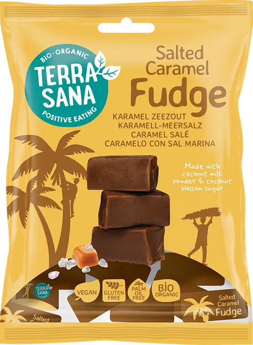 TerraSana Organic Fudge Caramel Sea Salt 150g