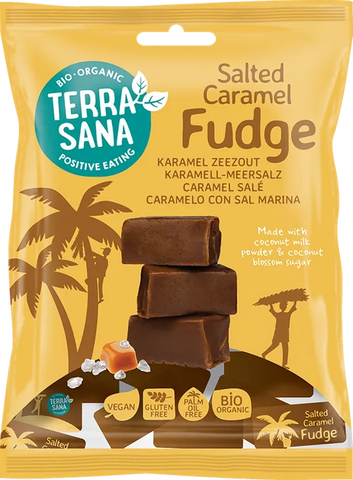 TerraSana Organic Fudge Caramel Sea Salt 150g