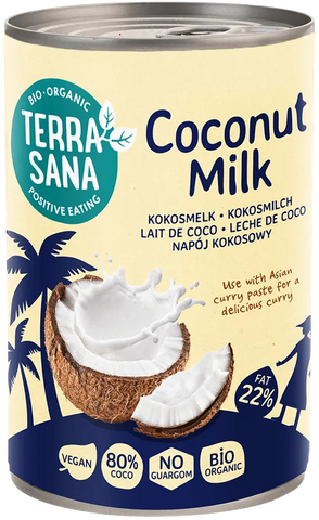 TerraSana Organic Coconut Milk 400ml