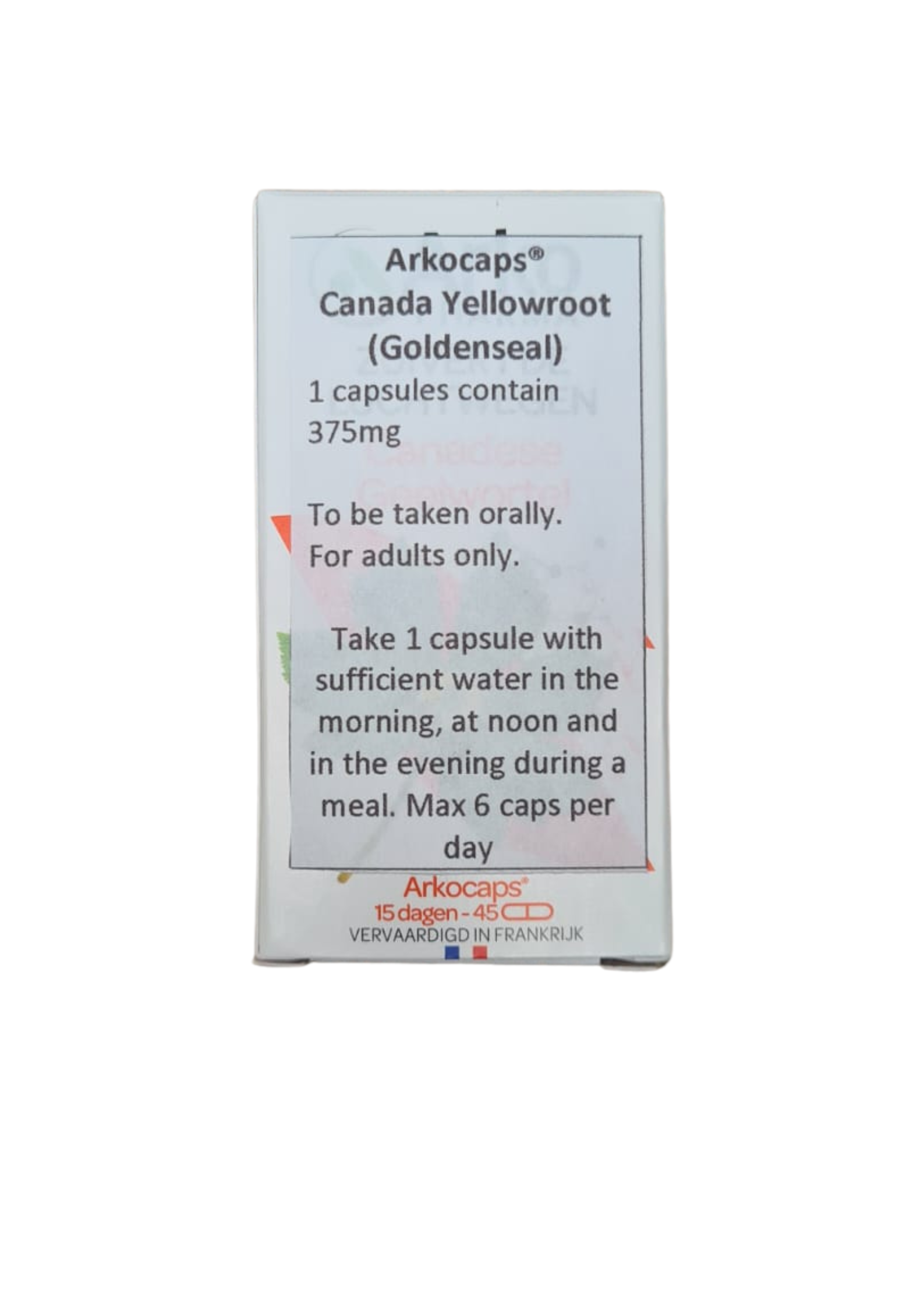 Arkopharma Goldenseal 45 Caps (Canada Yellowroot)