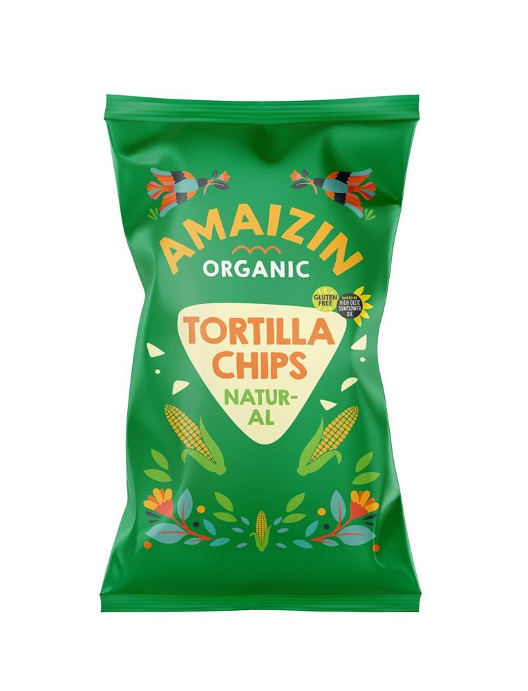 Amaizin Organic Tortilla Chips Natural 250g