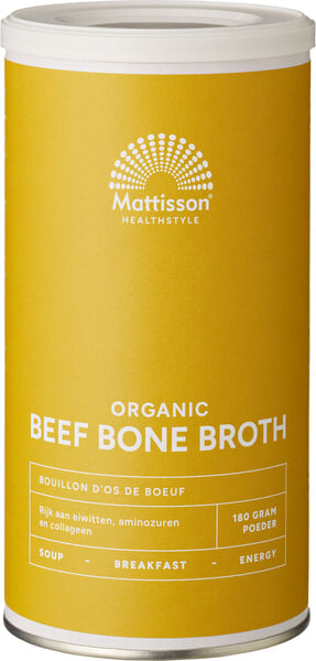 Mattisson Organic Beef Bone Broth 180g
