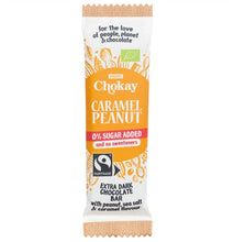 Chokay Organic Caramel Peanut Chocolate Bar 30g