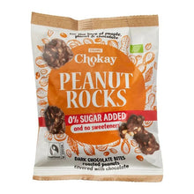 Chokay Organic Peanut Rocks Dark Chocolate Bites Roasted Peanuts