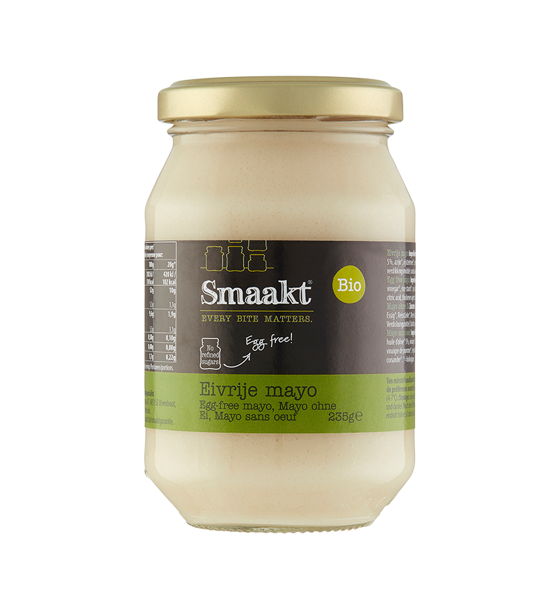 Smaakt Organic Vegan Egg-Free Mayonnaise Jar 235g