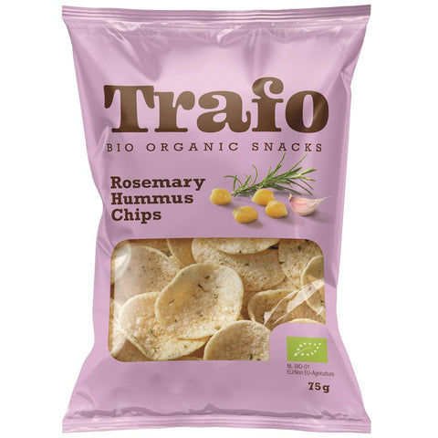 Trafo Organic Chips Rosemary Hummus Chips 75g