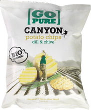 Go Pure Organic Canyon Potato Chips Dill & Chive 125g