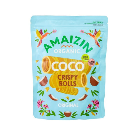 Amaizin Organic Crispy Rolls Coconut Gluten Free 140g