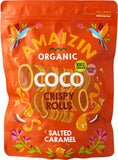 Amaizin Organic Crispy Rolls Salted Caramel 140g Gluten Free