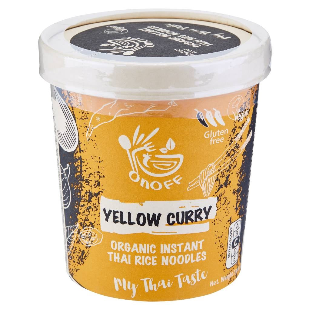 Onoff Organic Instant Thai Rice Noodles Yellow Curry 75g