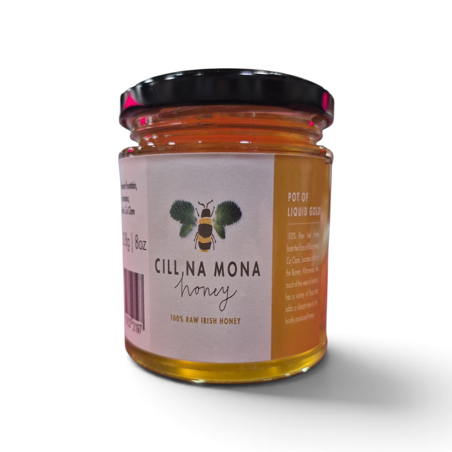 Cill Na Mona 100% Raw Irish Honey 225g/8oz