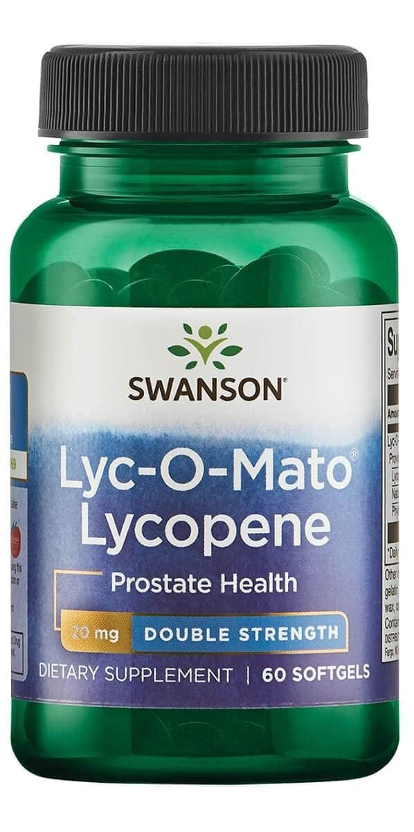 Swanson Lyc-O-Mato Lycopene Double Strength 20 mg 60 Softgels