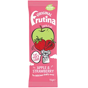 Frutina Apple & Strawberry Dried Fruit Bar 15g