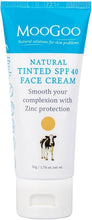 MooGoo Natural Tinted SPF40 Face Cream 50g