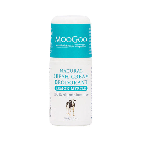 Moogoo Fresh Cream Deodorant Lemon Myrtle 60ml
