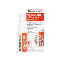 Better You Vitamin D3 & Turmeric Daily Oral Spray 50ml