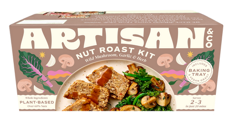 Artisan & Co Wild Mushroom & Garlic Nut Roast Kit 212g