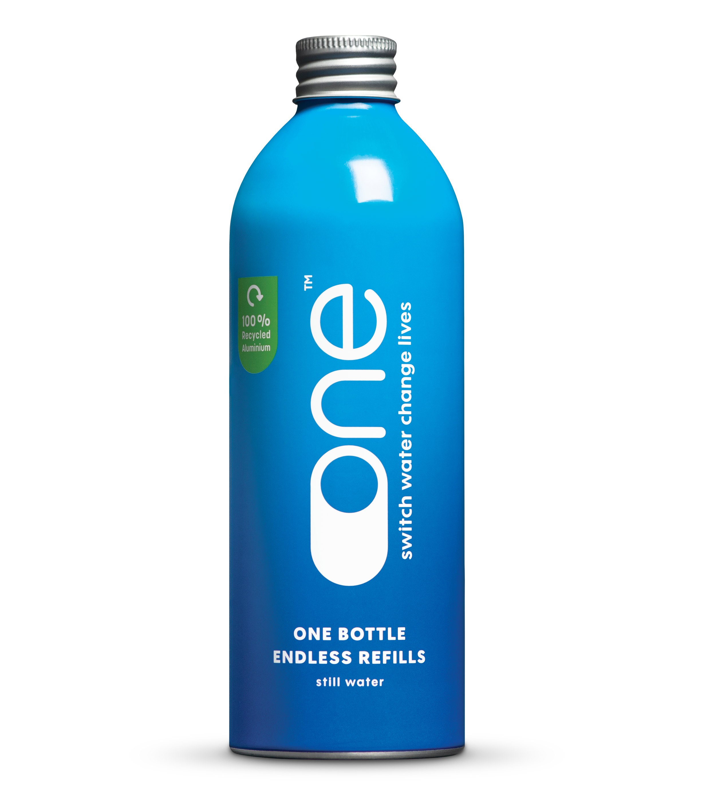 One Water Still Aluminium Bottle 500ml