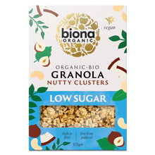 Biona Organic Nutty Granola Clusters Low Sugar 375g