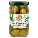 Biona Organic Green Olives Bella Di Cerignola In Brine 280g