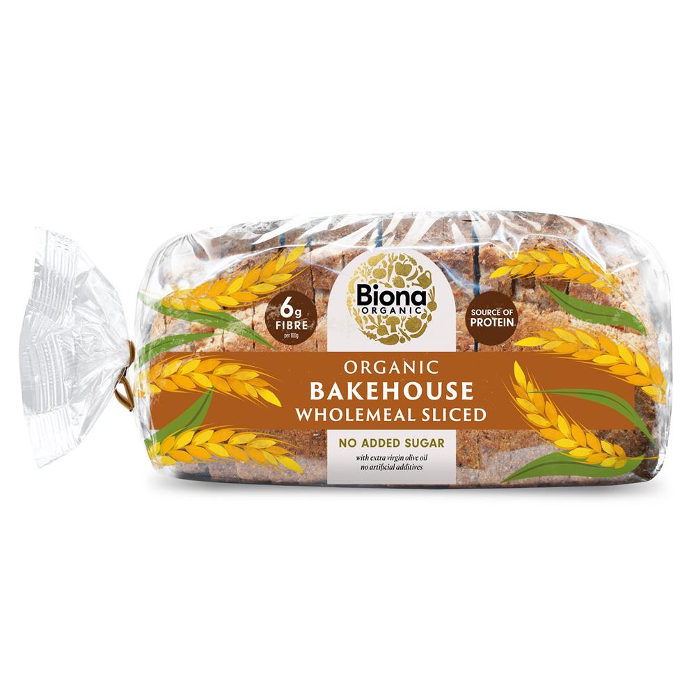 Biona Organic Wholemeal Sliced Sourdough 400g
