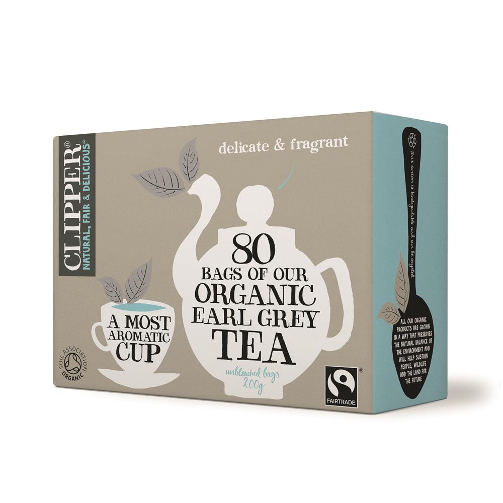 Clipper Organic Fairtrade Earl Grey Tea Bags 80 Bags