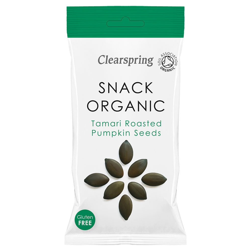 Clearspring Organic Pumpkin Seed Roasted Snack 30g