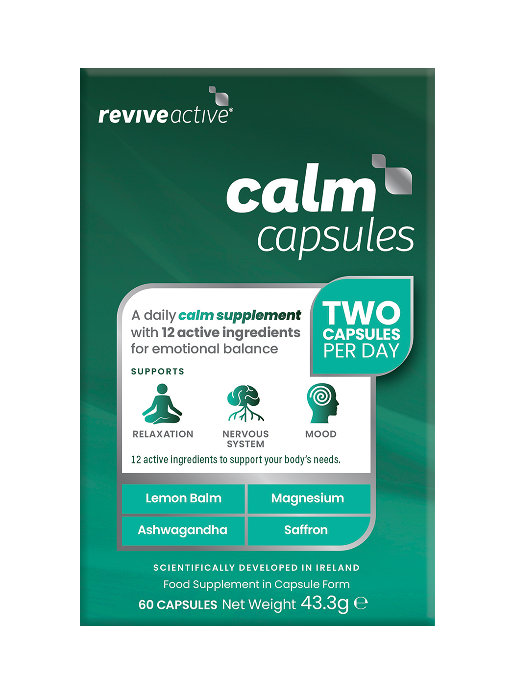 Revive Active Calm Capsules 60 Caps