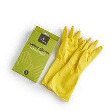 Ecoliving Natural Latex Rubber Gloves Medium 1 Pair