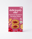 Deliciously Ella Peanut Butter & Raspberry Breakfast Bakes Vegan Gluten Free 50g