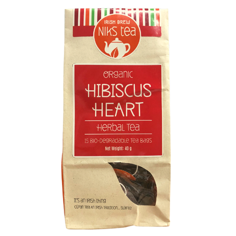 Niks Tea Organic Hibiscus Heart 15 Bags