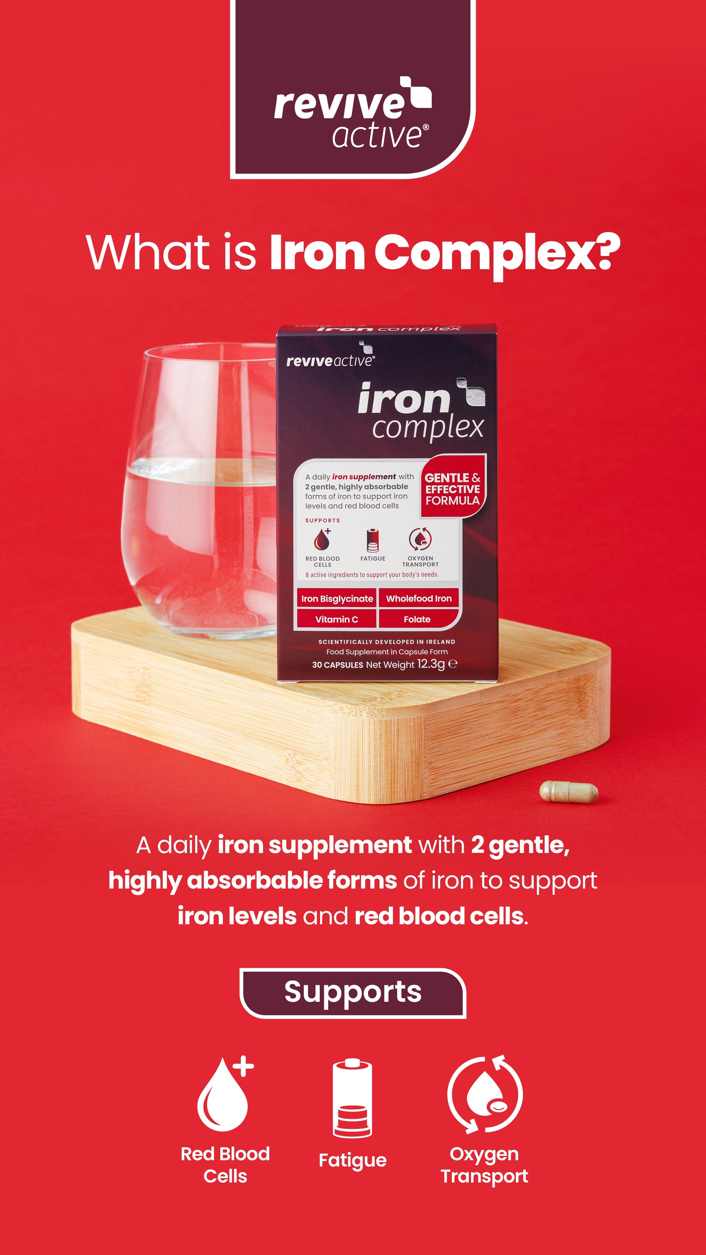 Revive Active Iron Complex 30 Caps
