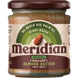 Meridian Organic Almond Butter Smooth 100% Nuts 170g No Added Salt